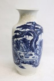 Chinese blue and white porcelain vase