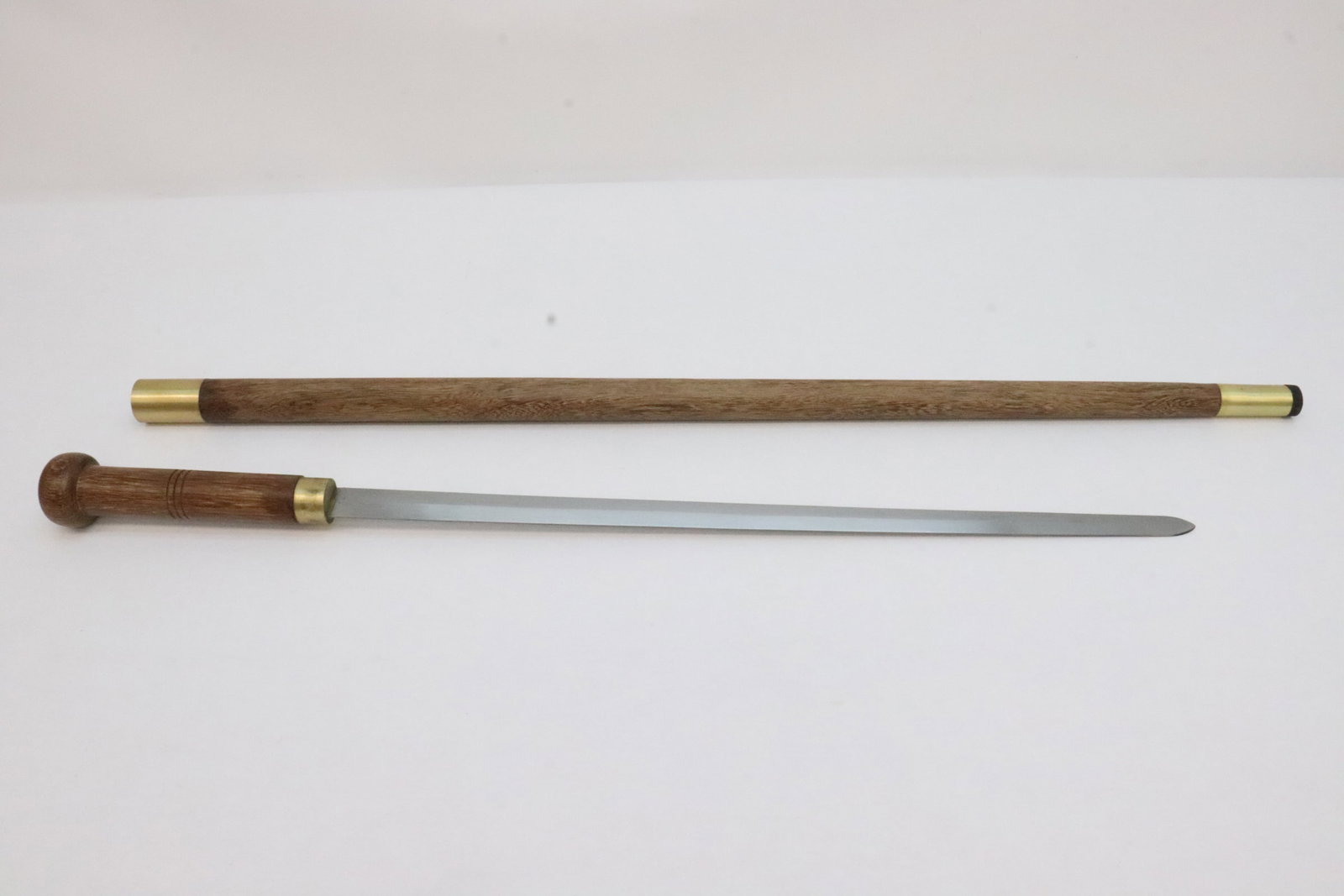A cane sword: A cane sword, 37.3"L