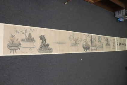 Chinese print scroll