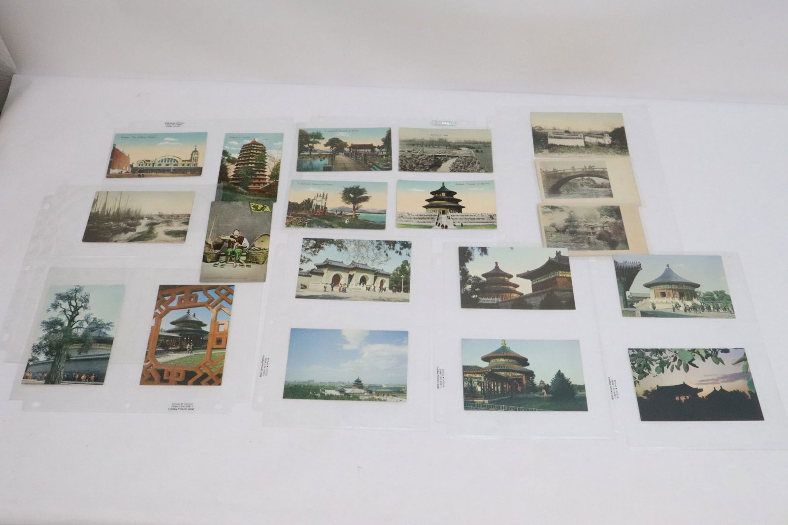 19 Chinese vintage postcards: 19 Chinese vintage postcards