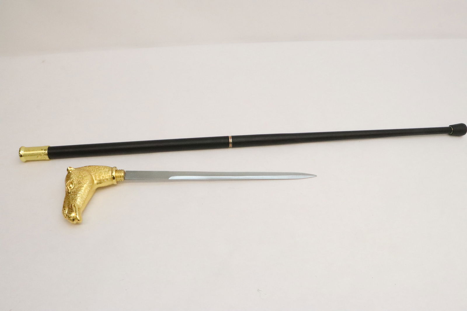 A cane sword with camel motif finial (1 of 8)