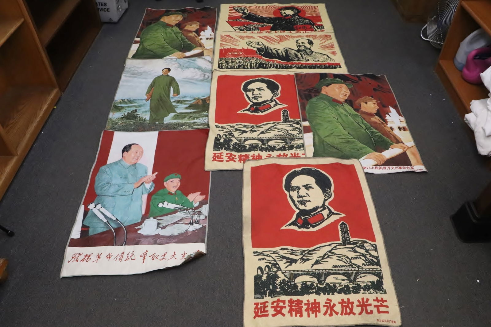 8 embroidery style panels (1 of 9)