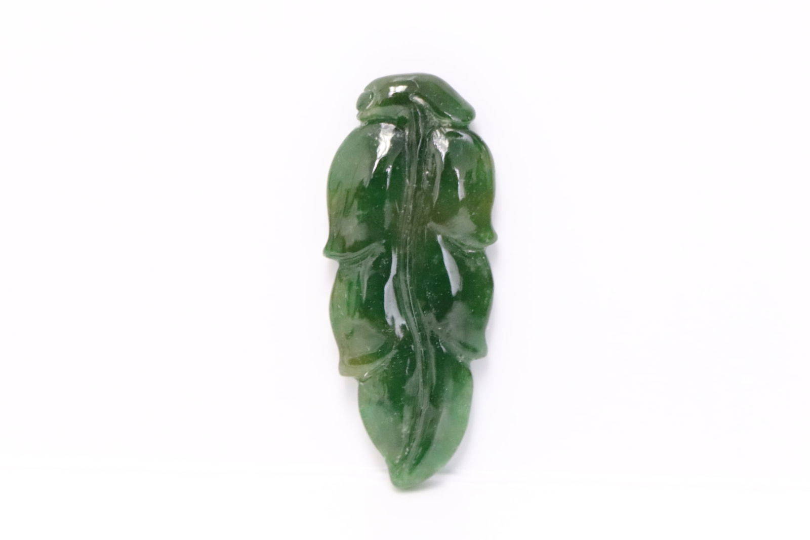 A natural color jadeite carving w/ GIA report (1 of 6)