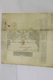 Mulready letter sheet A9, postmark 1840