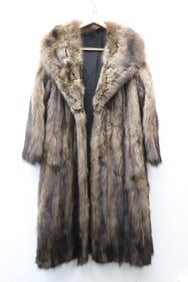A rare full length mink coat by Gucci of Italy