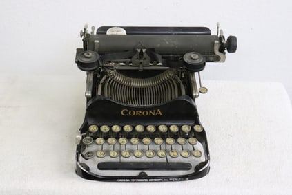Rare antique Corona typewriter