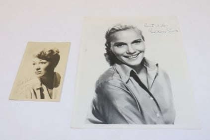 2 signed photos