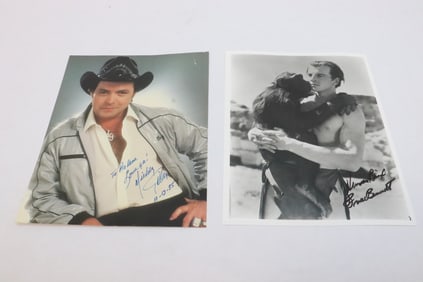 2 signed photos