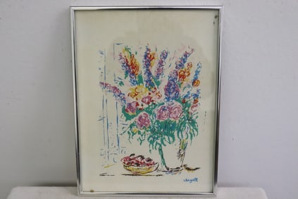 Serigraph signed Chagall