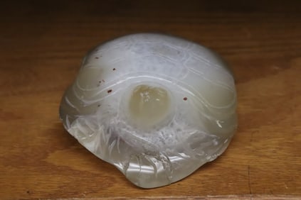 Chinese agate carved turtle