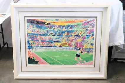 Large etching in color by LeRoy Neiman