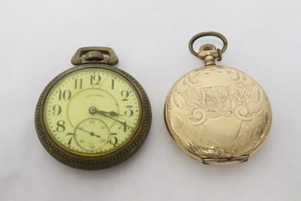 2 pocket watches; Illinois, and Imperial