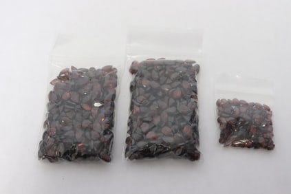 Lot of polished garnet loose stones