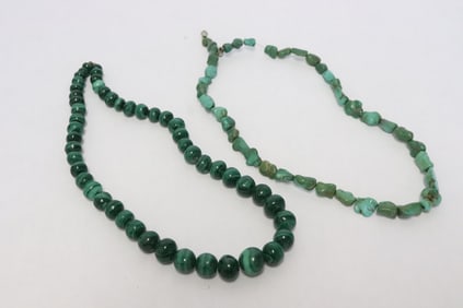 2 bead necklaces
