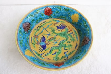 fahua style porcelain brush wash