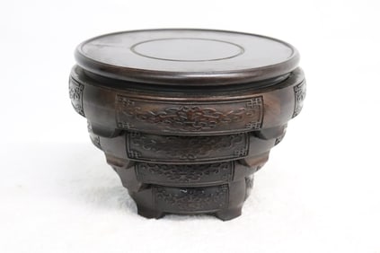 Set of 4 wood stands