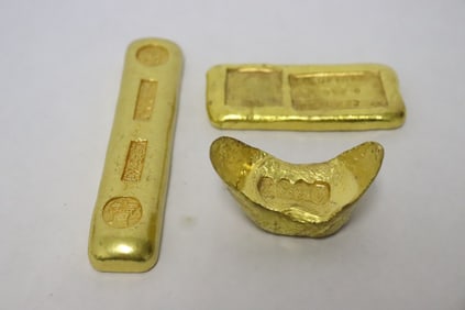 3 fake gold ingot