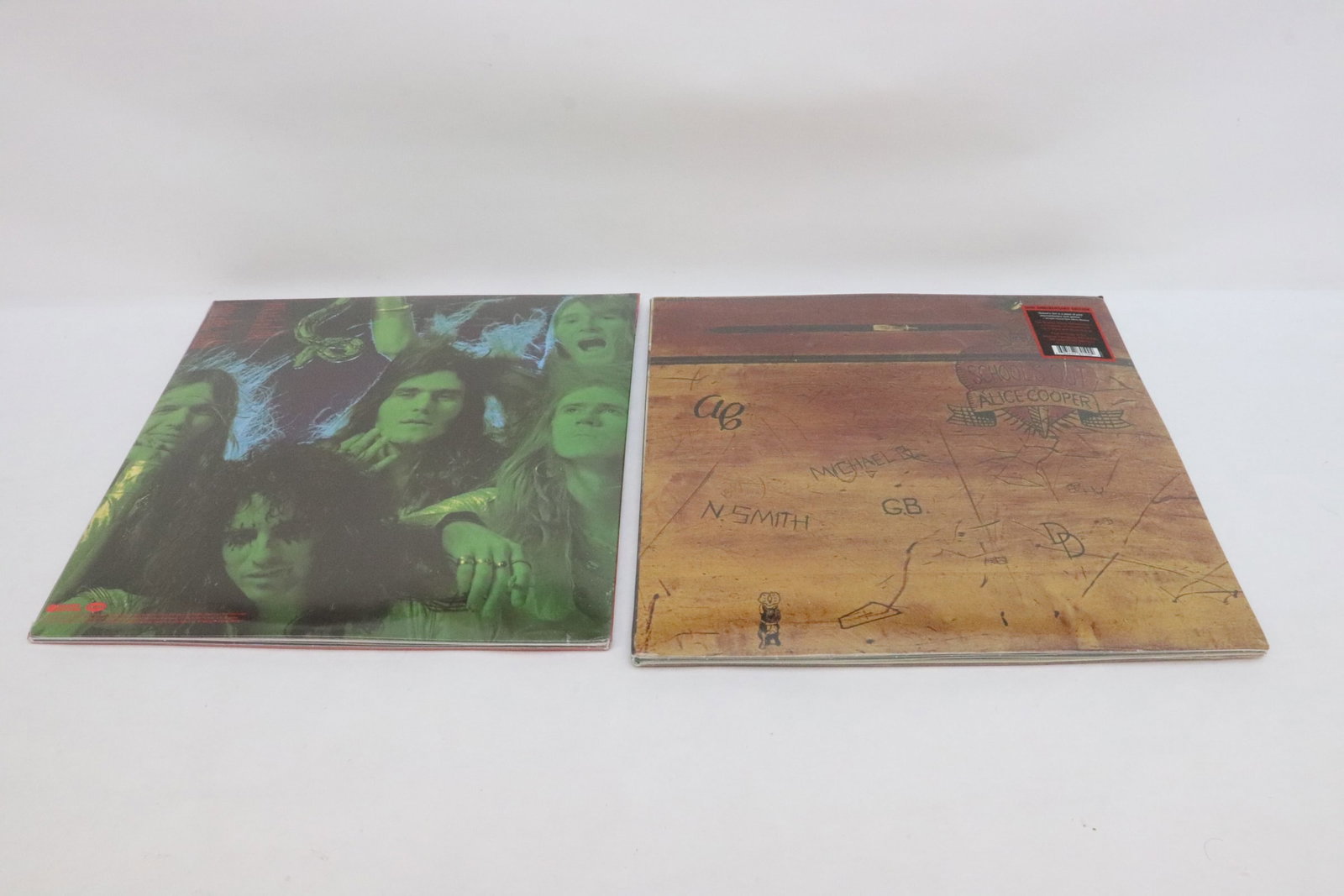 2 Alice Cooper 50th anniversary album sets: 2 Alice Cooper 50th anniversary album sets; "killers", and "school out", both in sealed condition, never been opened