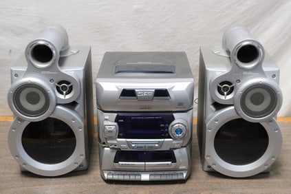 3 pieces JVC stereo system