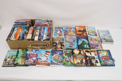 Lot of classic Disney cartoons & children DVD
