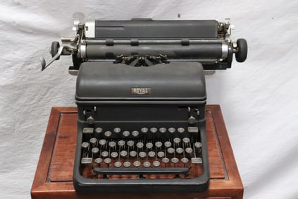 A vintage typewriter