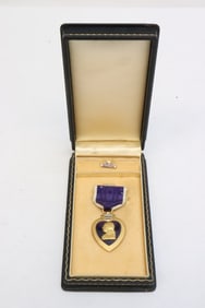 A Purple Heart medal
