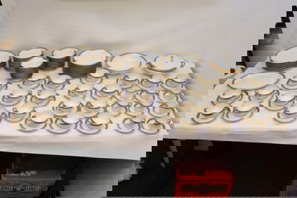 large GDA France Limoge china set