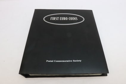 Album of First Euro coins, total 96 coins