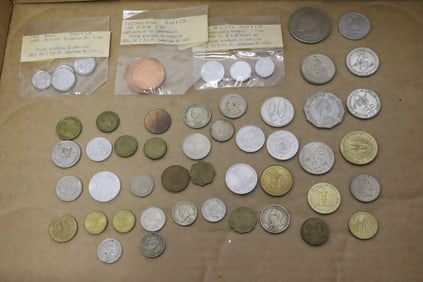 Lot of foreign coins