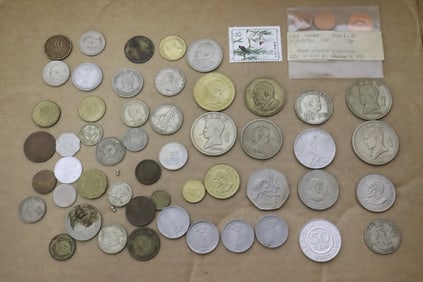 Lot of foreign coins