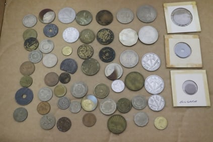 Lot of foreign coins