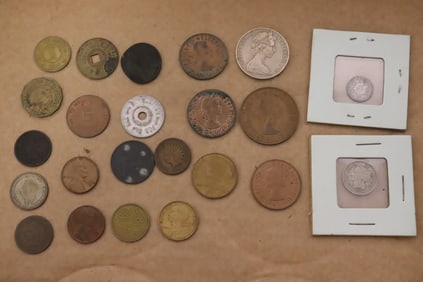 Lot of foreign coins