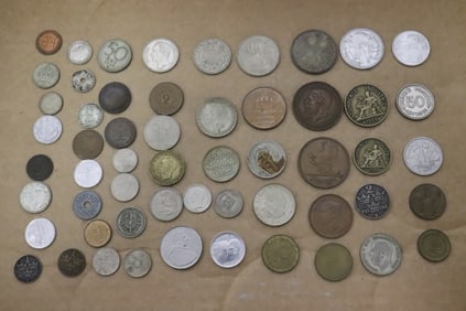 Lot of foreign coins