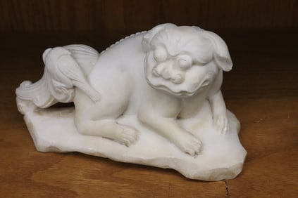 Chinese marble carved fulion