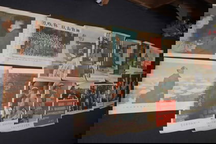 Lot of propaganda posters