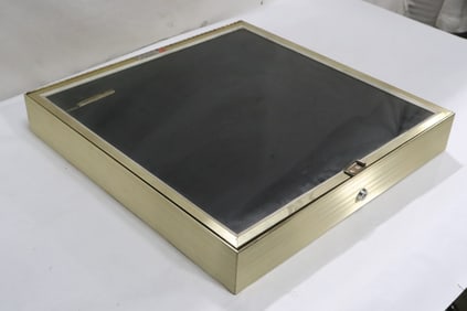 A table top display case