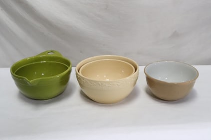 4 large mixing bowls