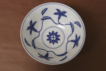 Chinese blue and white porcelain bowl