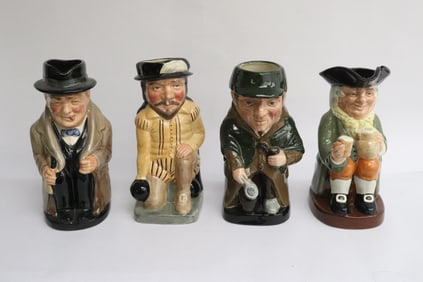 4 Royal Doulton character mugs