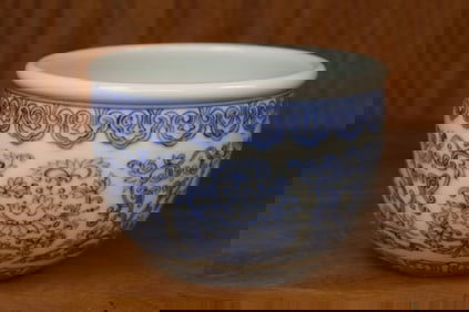 Chinese blue and white porcelain tea cup