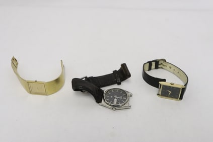 3 watches; 2 Seiko, and one Lassale