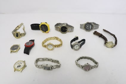 12 watches, condition unknown