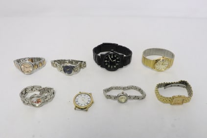 8 watches, condition unknown