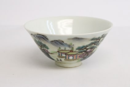 A famille rose porcelain tea bowl