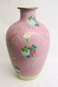 Beautiful Chinese famille rose porcelain vase