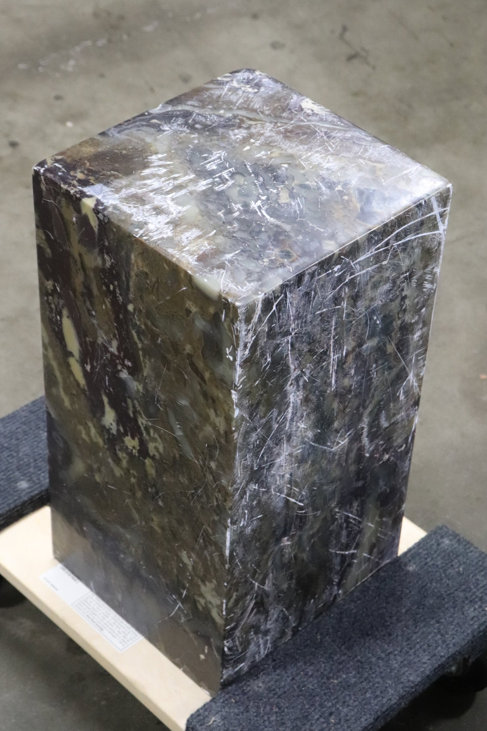 Large shoushan stone block: Large shoushan stone block, 15.8"x8.2"x8.2"
