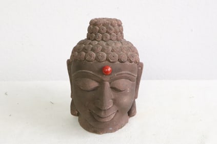 Fine stone carved Buddha head