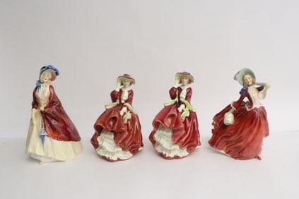 4 Royal Doulton figures
