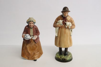 2 Royal Doulton figures