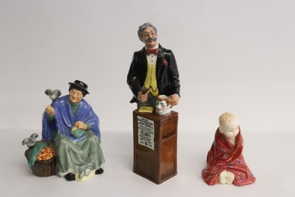 3 Royal Doulton figures